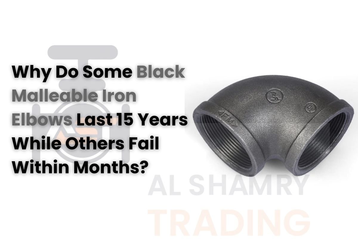 Black Malleable Iron Elbow