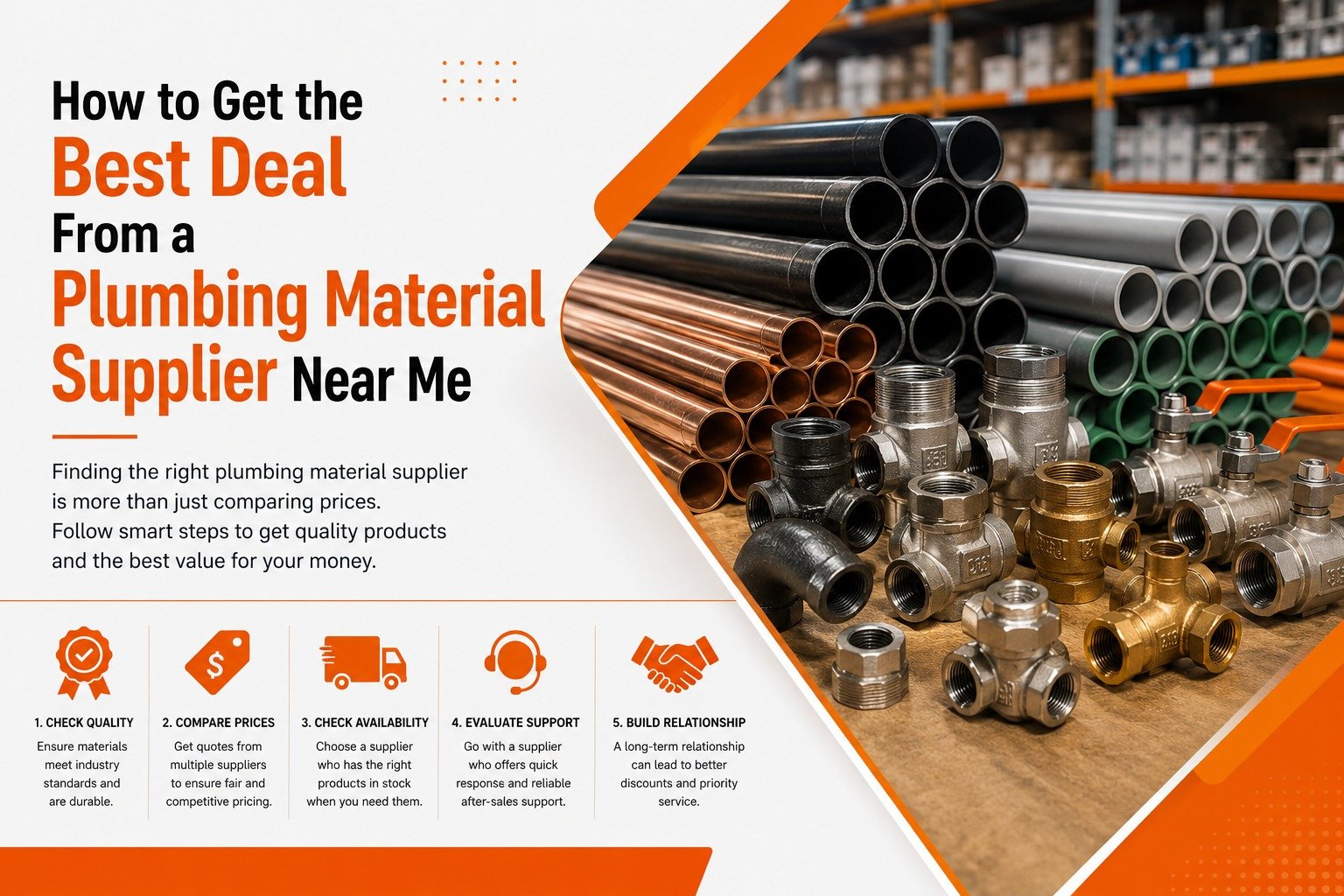 plumbing material supplier near me