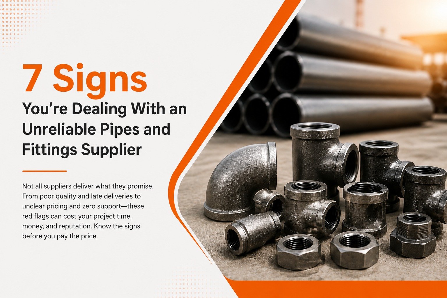 Pipes and fittings supplier