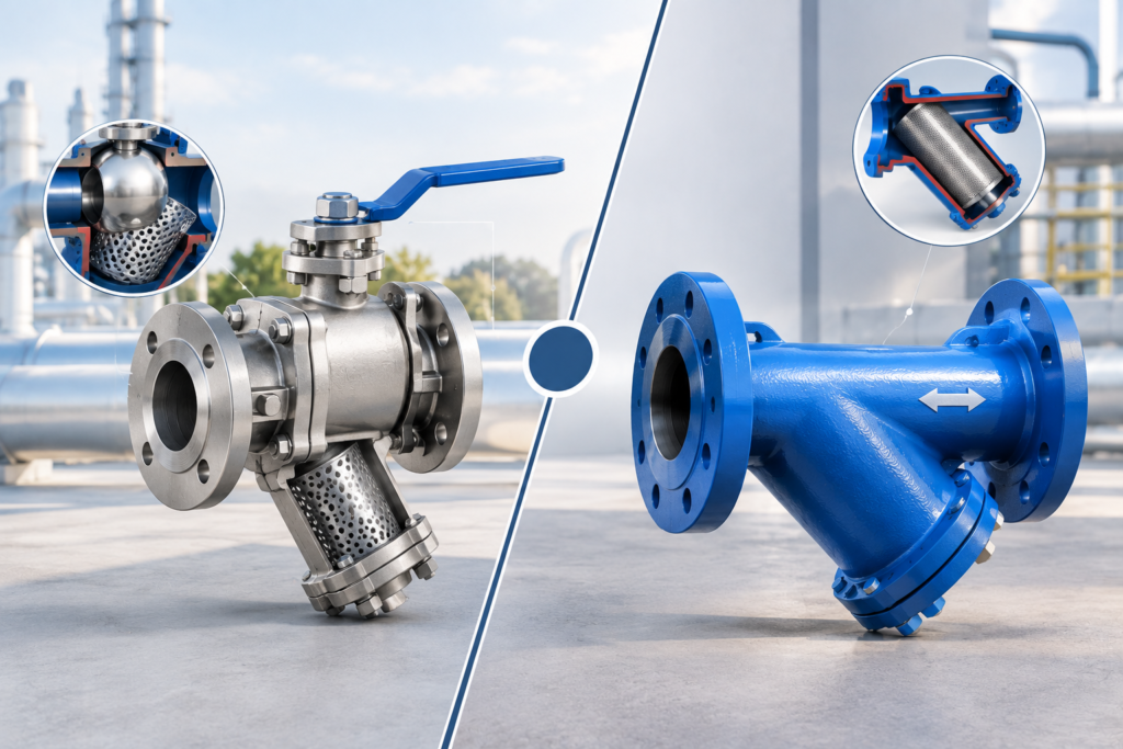 Ball Valve with Strainer vs Y Type Strainer: Key Differences and Which to Choose