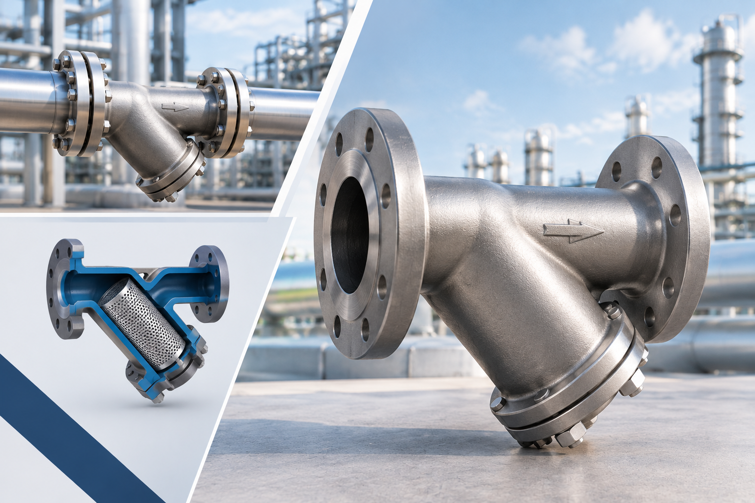 y strainer valve