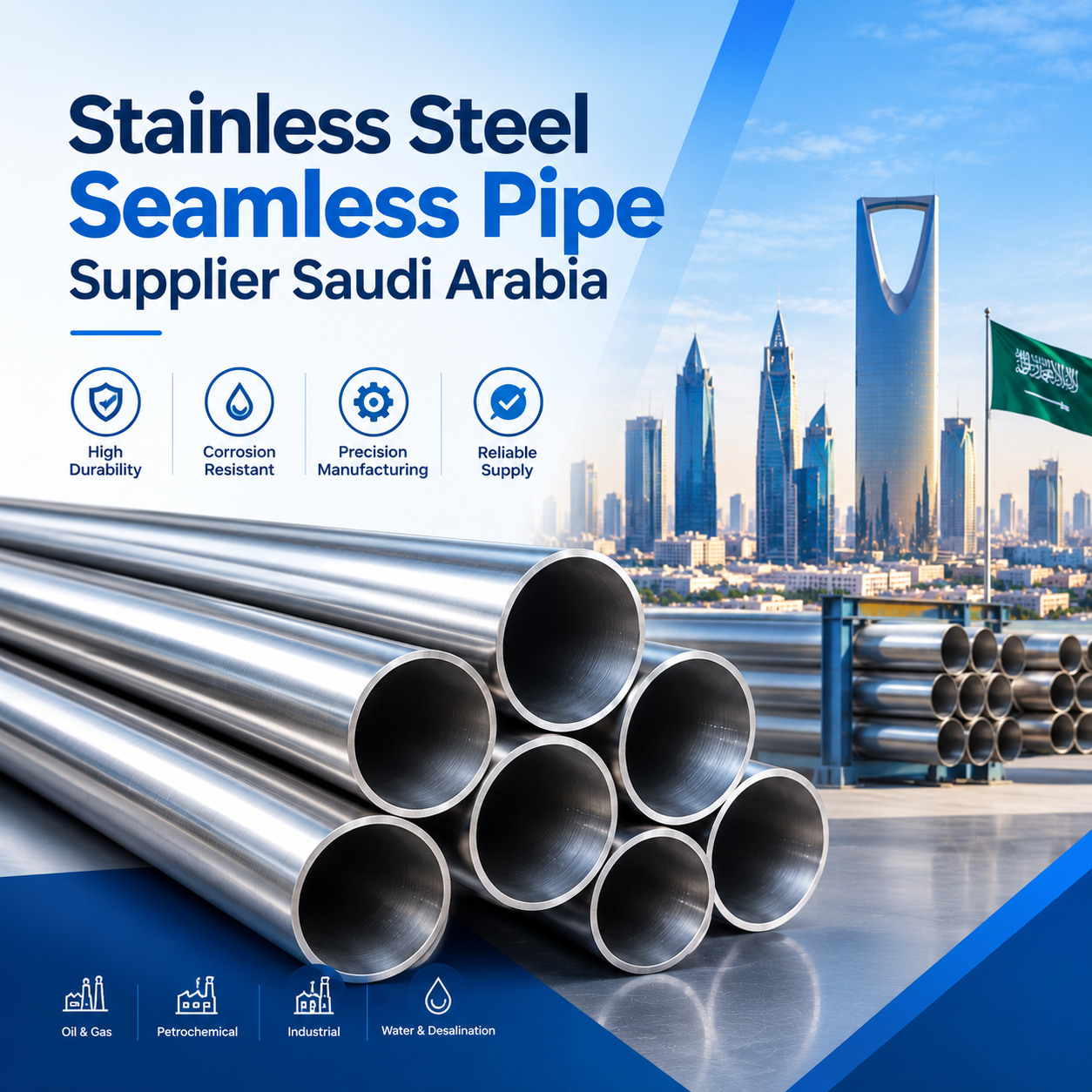 stainless steel seamless pipe supplier Saudi Arabia